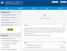 Tablet Screenshot of kfchem.com